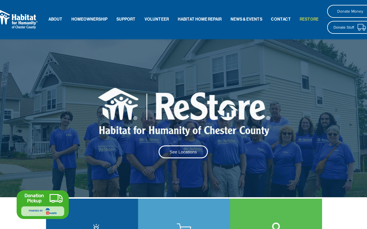 Habitat for Humanity ReStore website preview