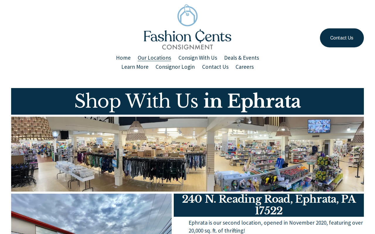 Fashion Cents consignment website preview
