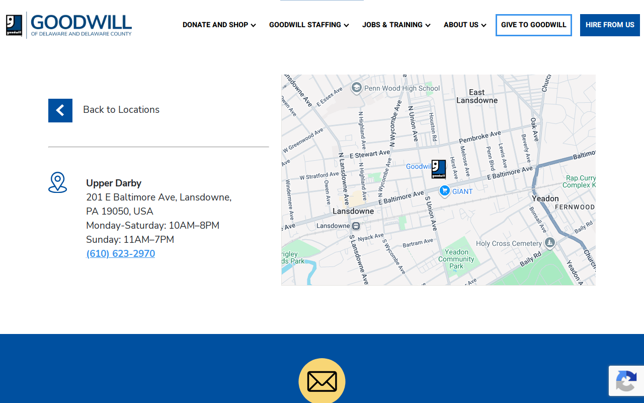 Goodwill website preview
