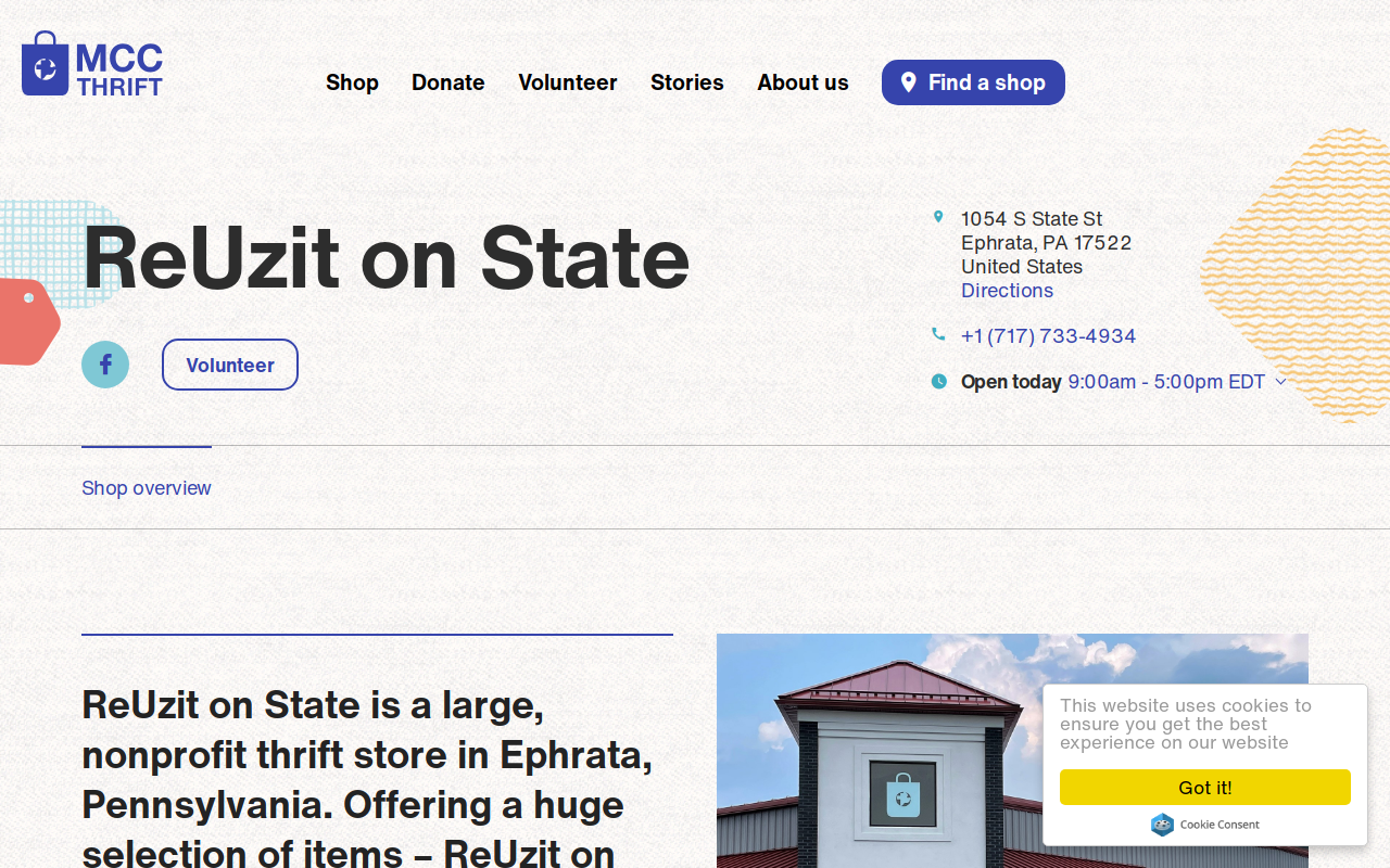 ReUzit On State website preview