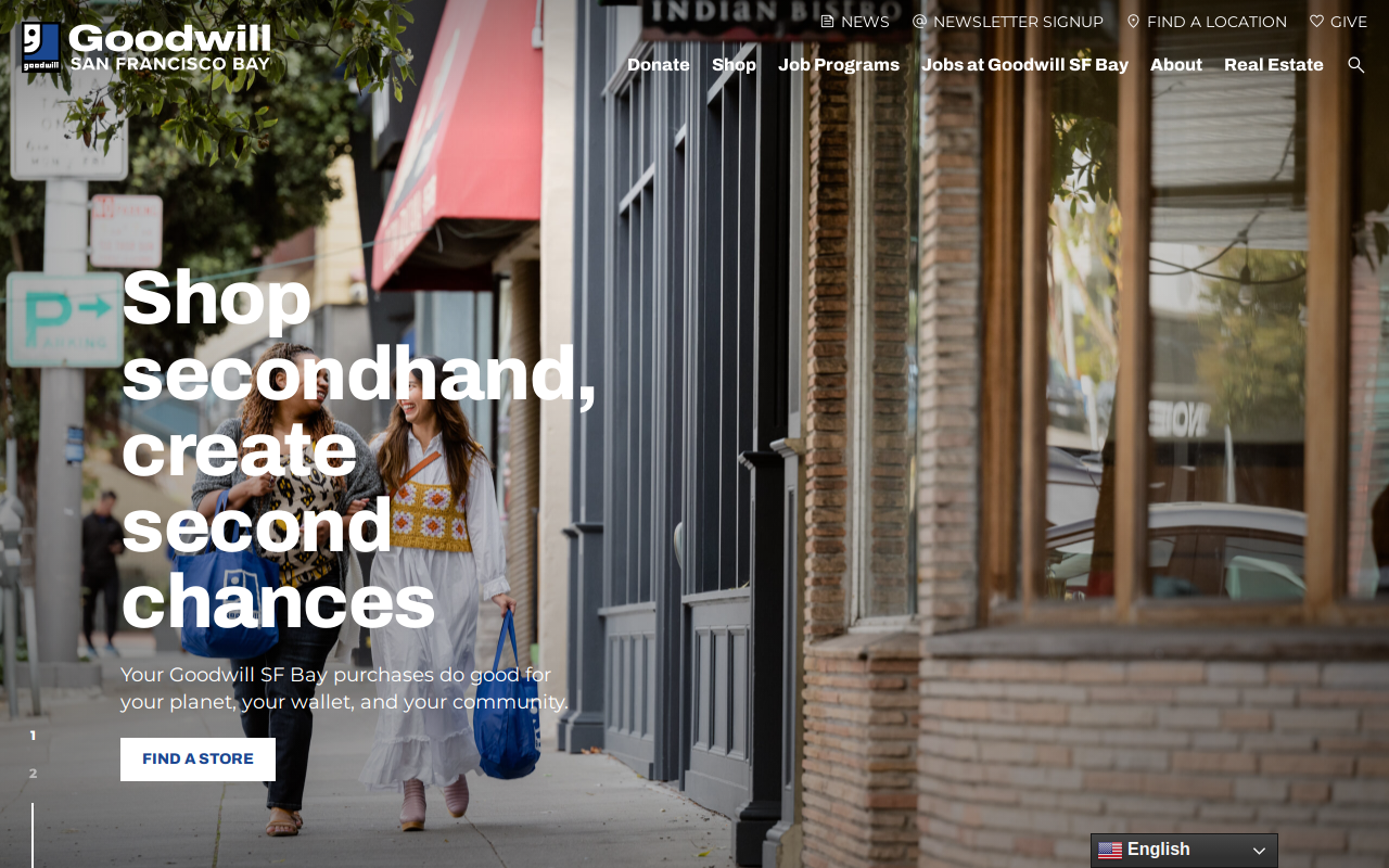 Goodwill website preview