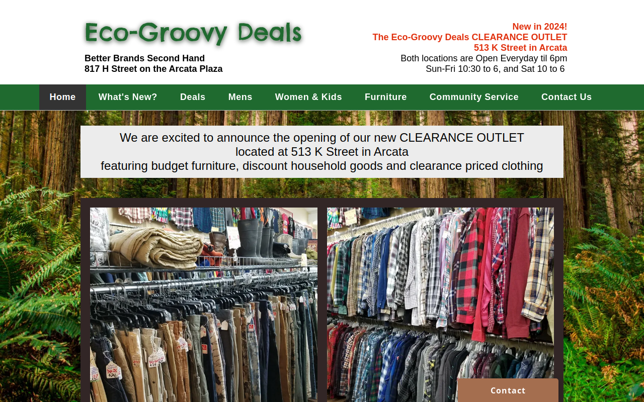 Eco-Groovy Deals website preview