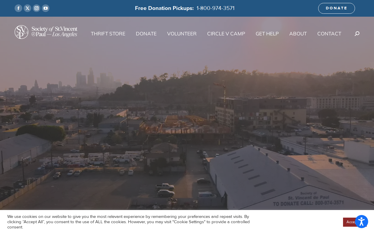 Saint Vincent de Paul Thrift Store website preview