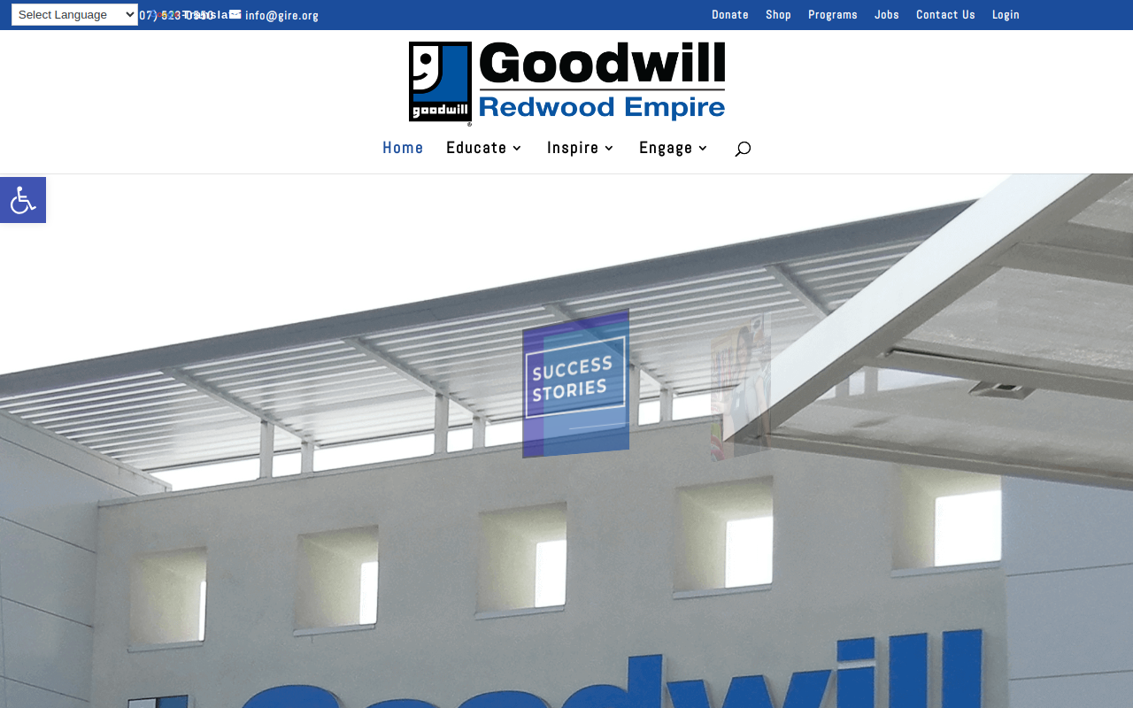 Goodwill website preview