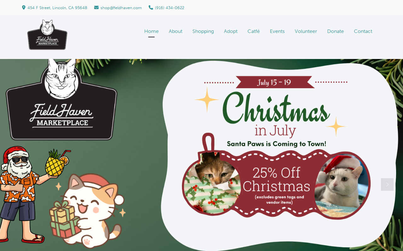 FieldHaven Marketplace website preview