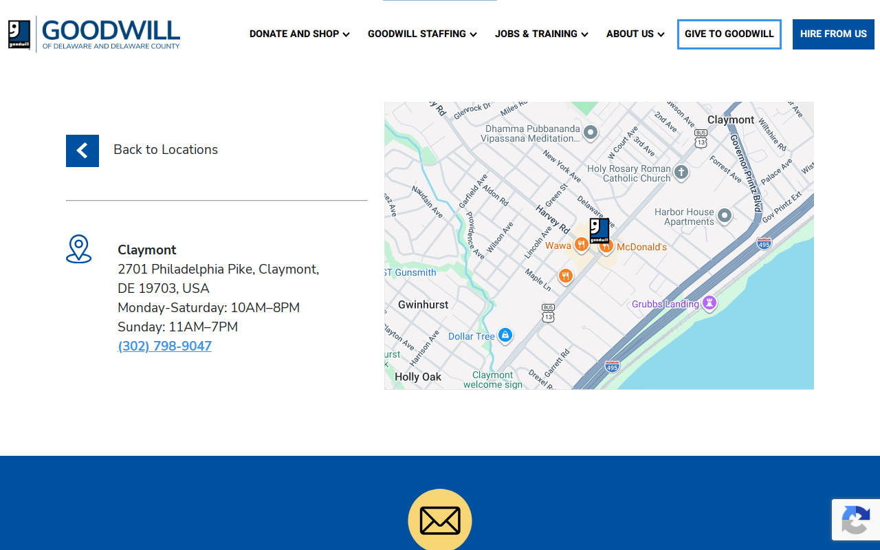 Goodwill website preview