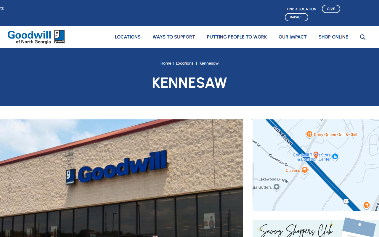 Goodwill website preview