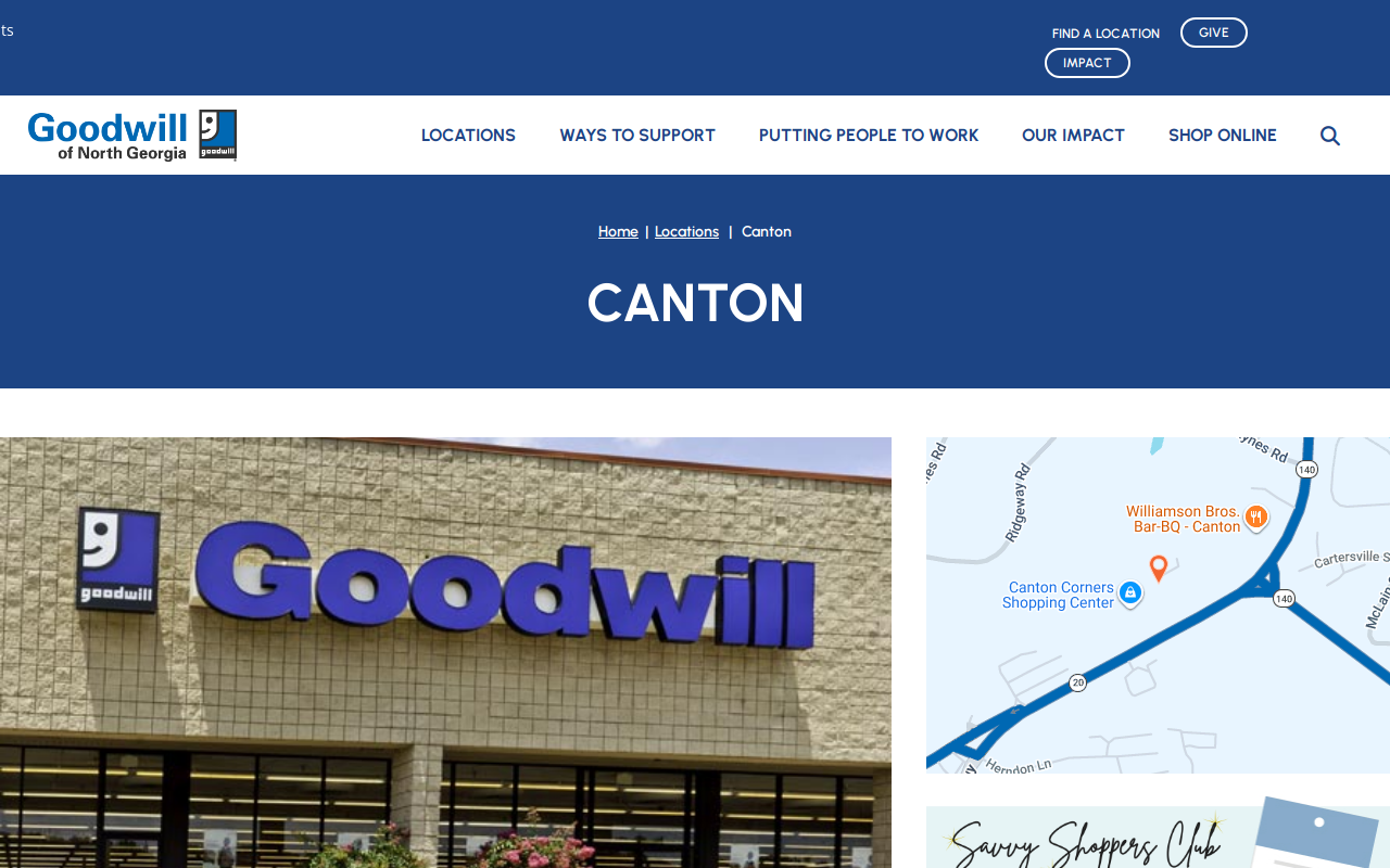 Goodwill website preview