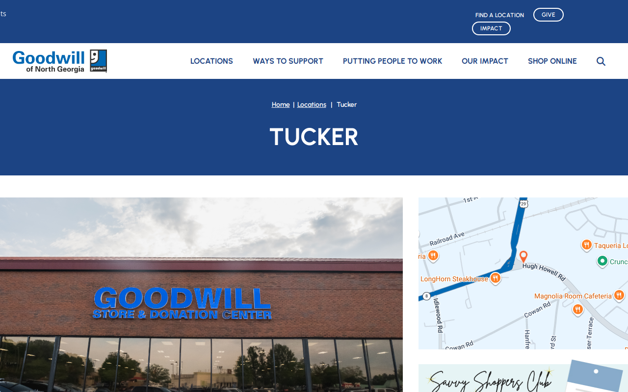 Goodwill website preview