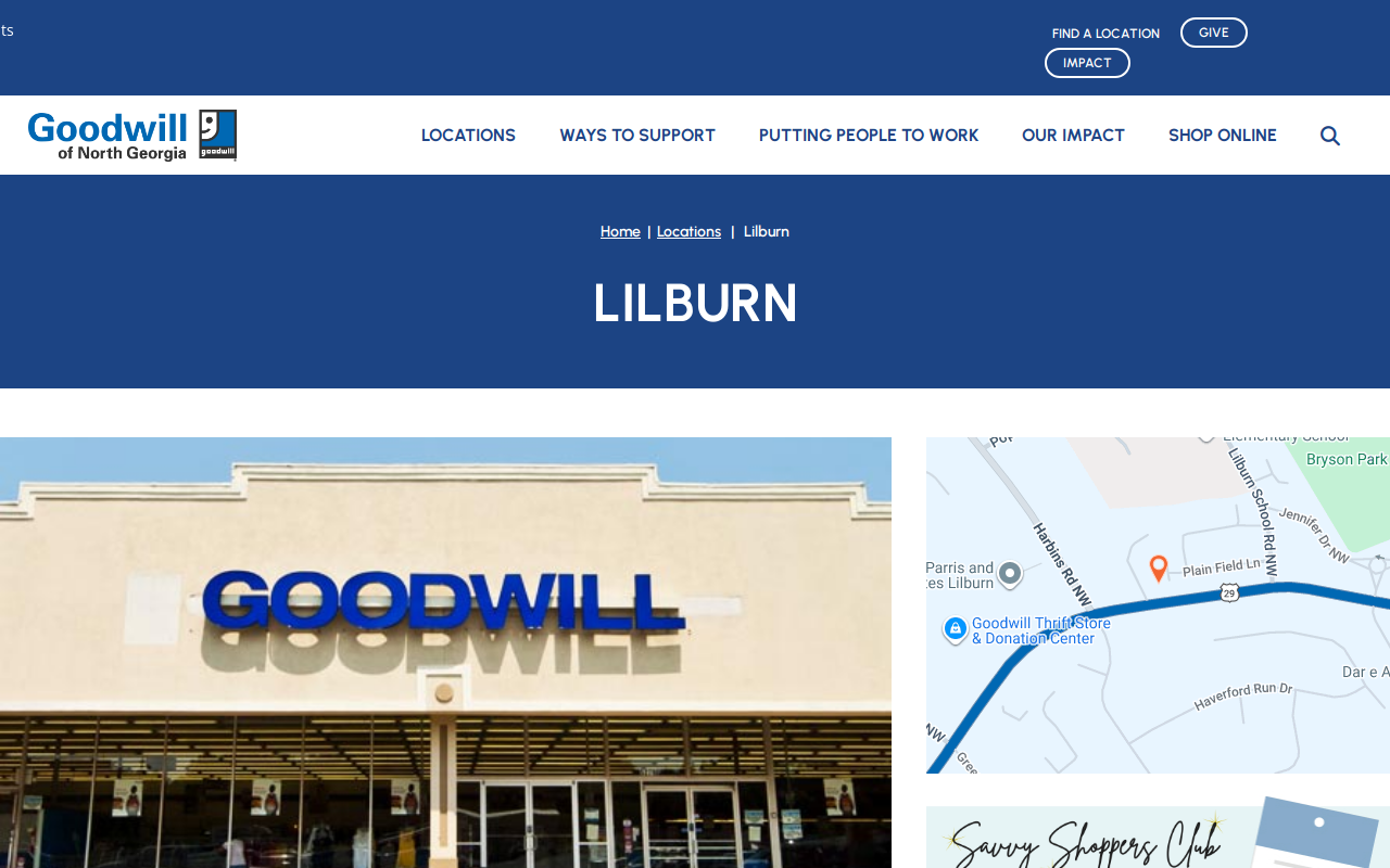 Goodwill website preview