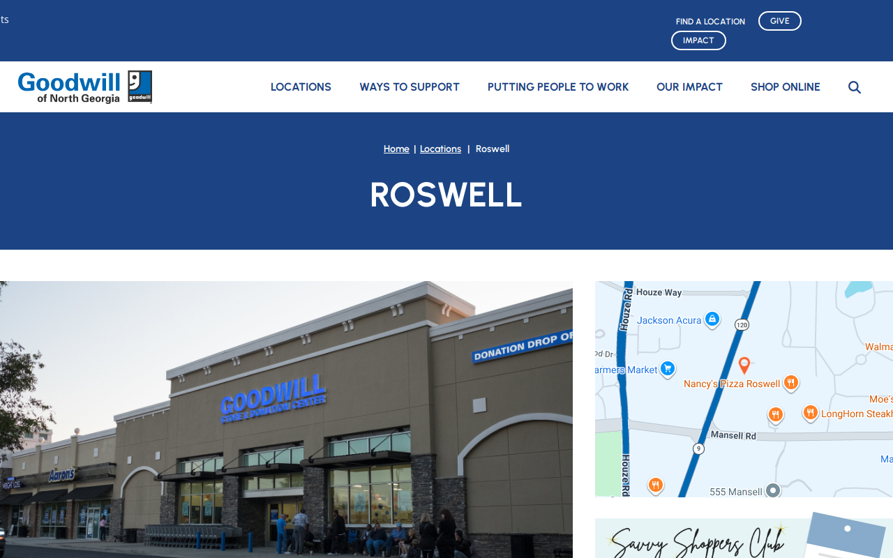 Goodwill website preview