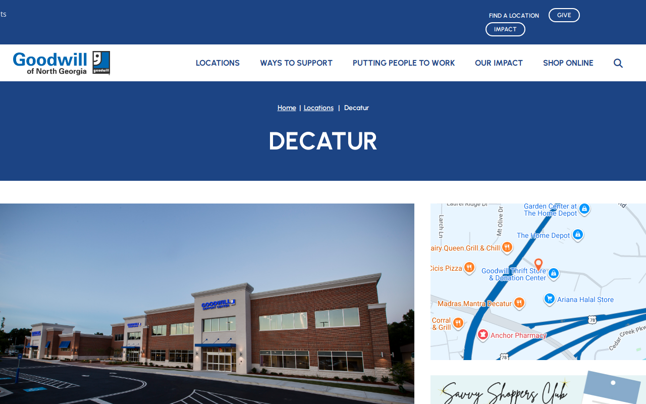 Goodwill website preview