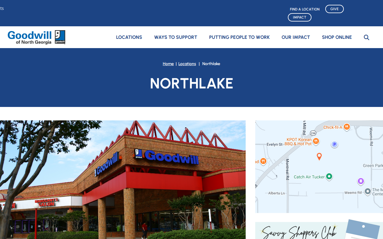Goodwill website preview