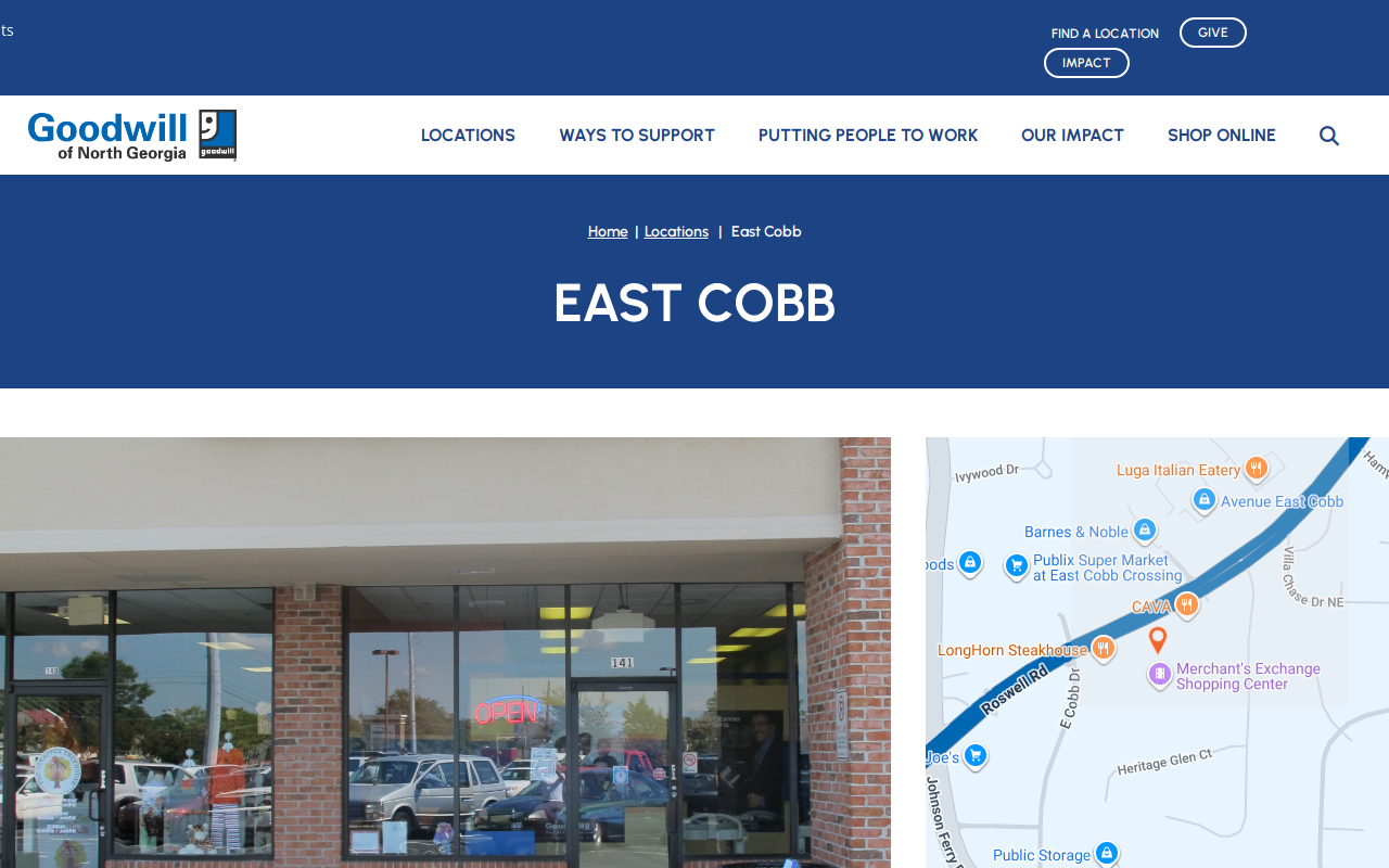 Goodwill Donation Center website preview