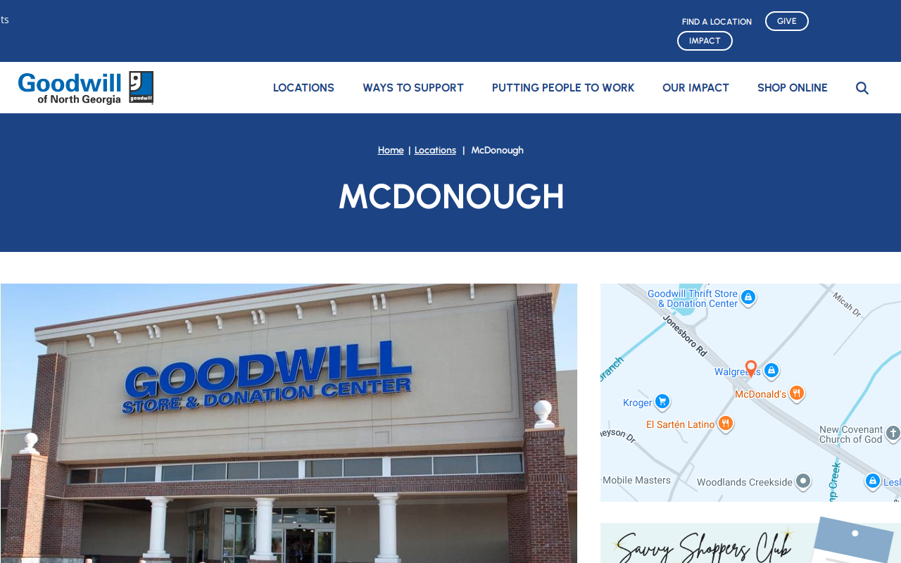 Goodwill website preview