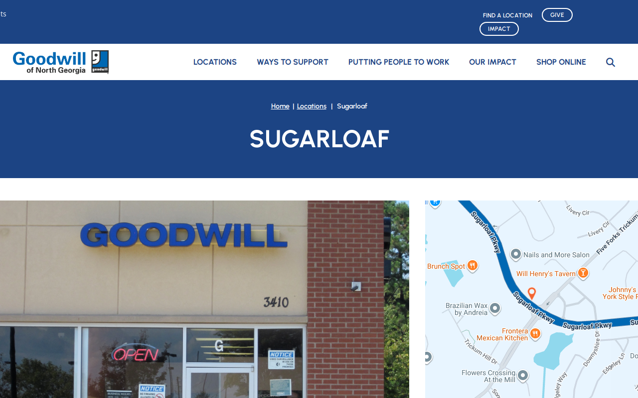 Goodwill website preview