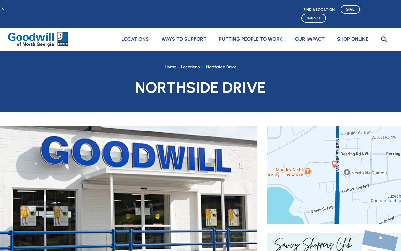 Goodwill website preview