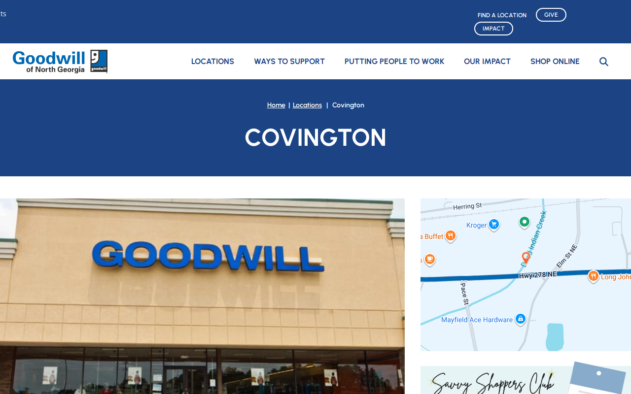 Goodwill website preview