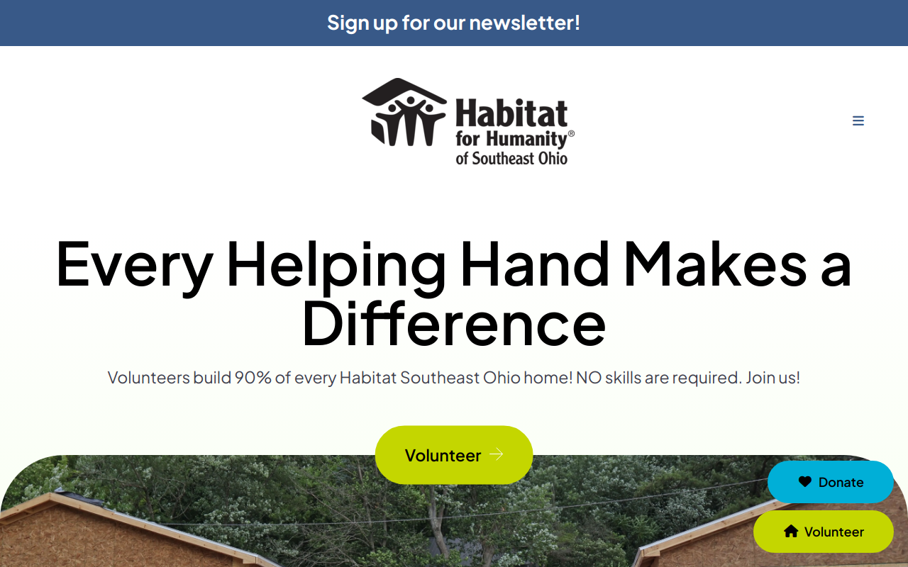 Habitat for Humanity ReStore website preview