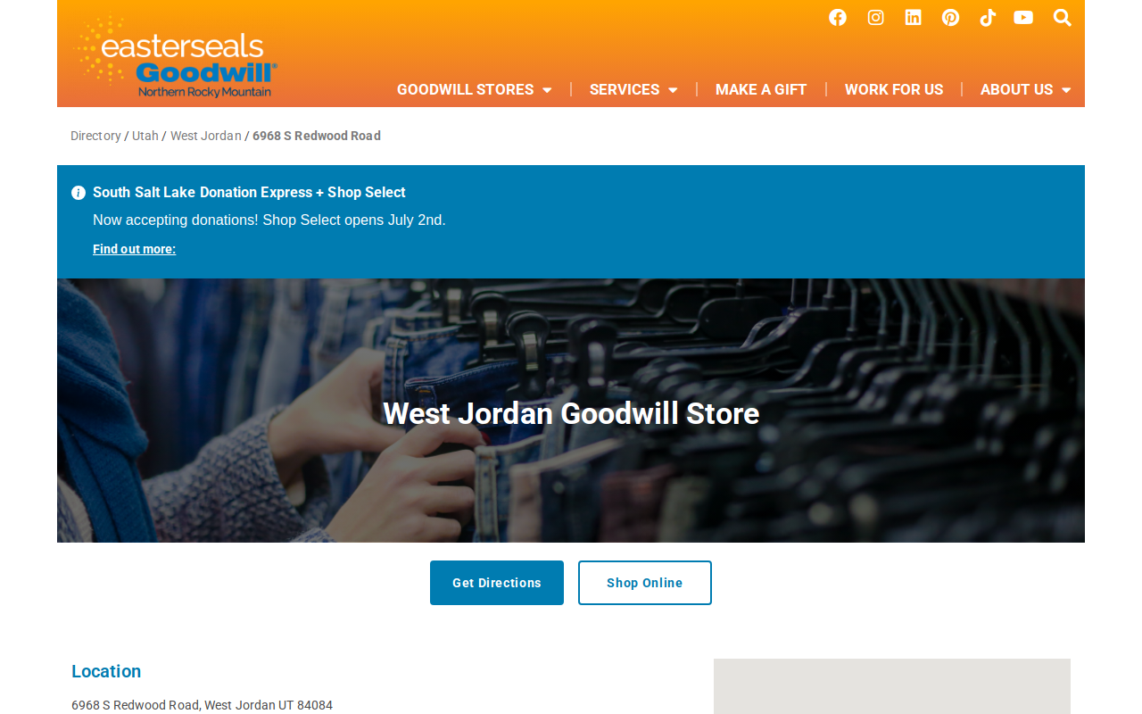 Goodwill website preview