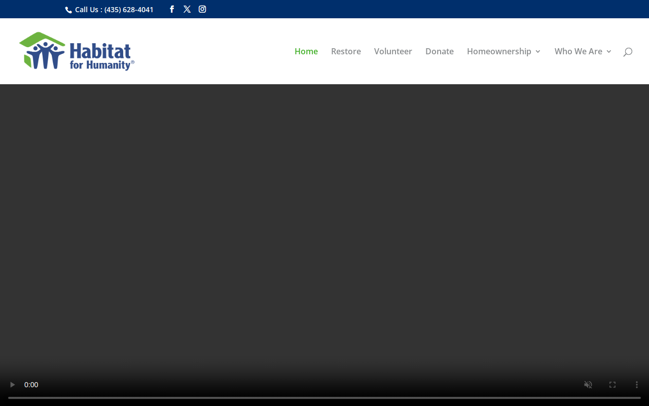 Habitat for Humanity ReStore website preview