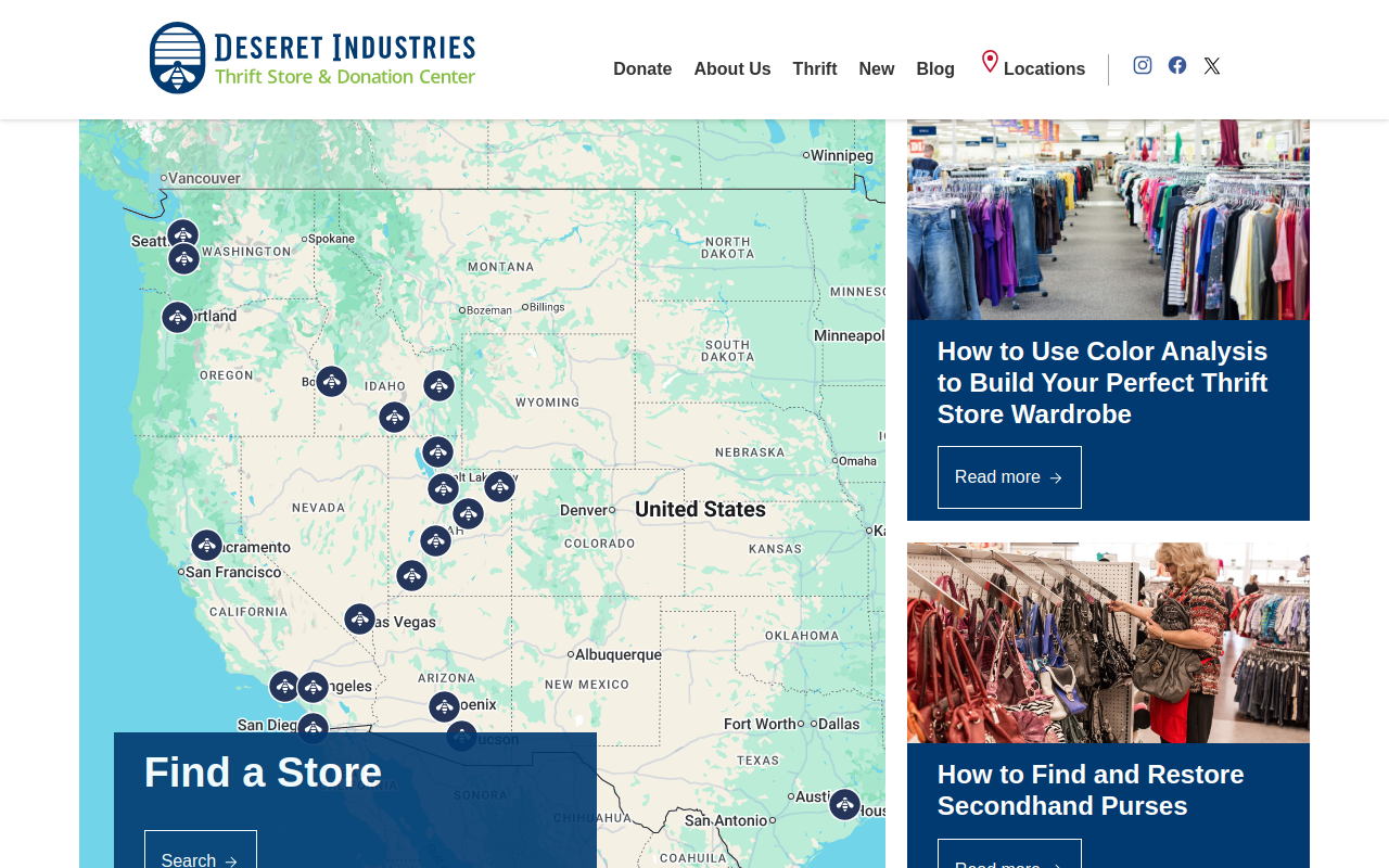 Deseret Industries website preview