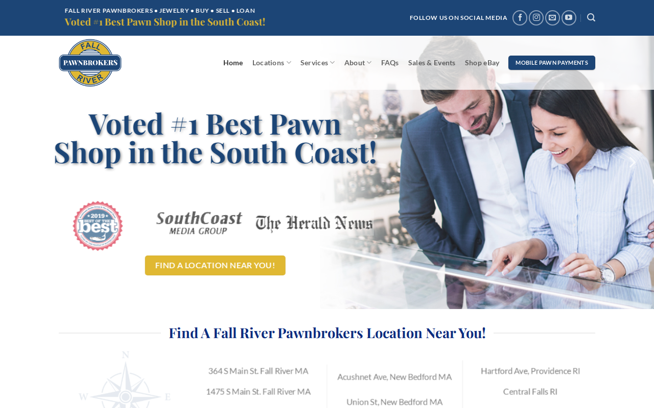 Fall River Pawnbrokers & Jewlery website preview