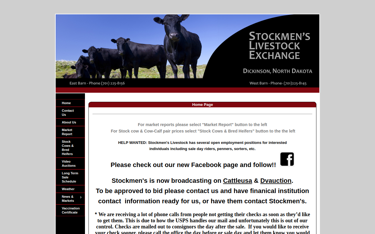 Stockmen's West website preview