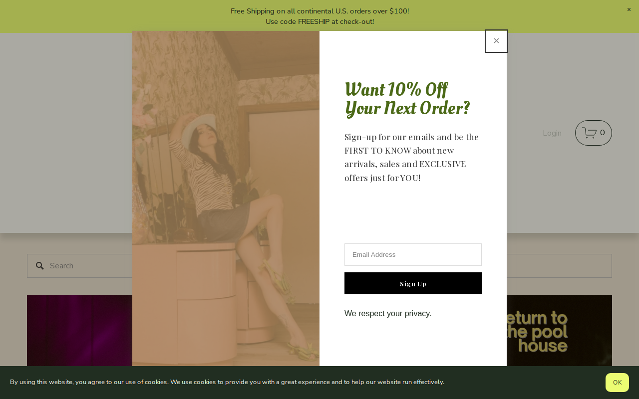 Carmine & Hayworth Vintage website preview
