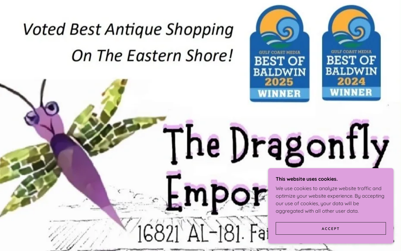 Antique and Vintage Market website preview