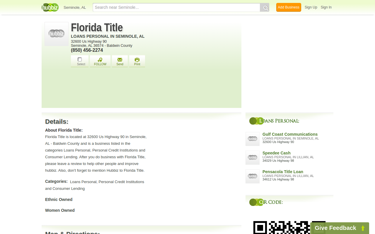 Florida Title website preview