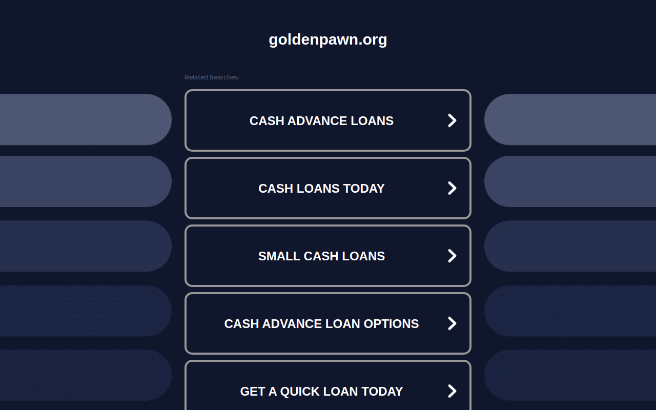 Golden Pawn & Jewelry website preview