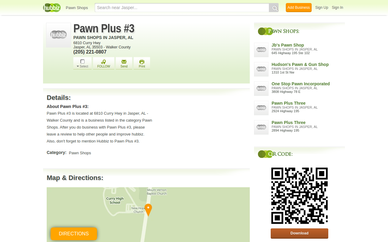 Pawn Plus 3 website preview