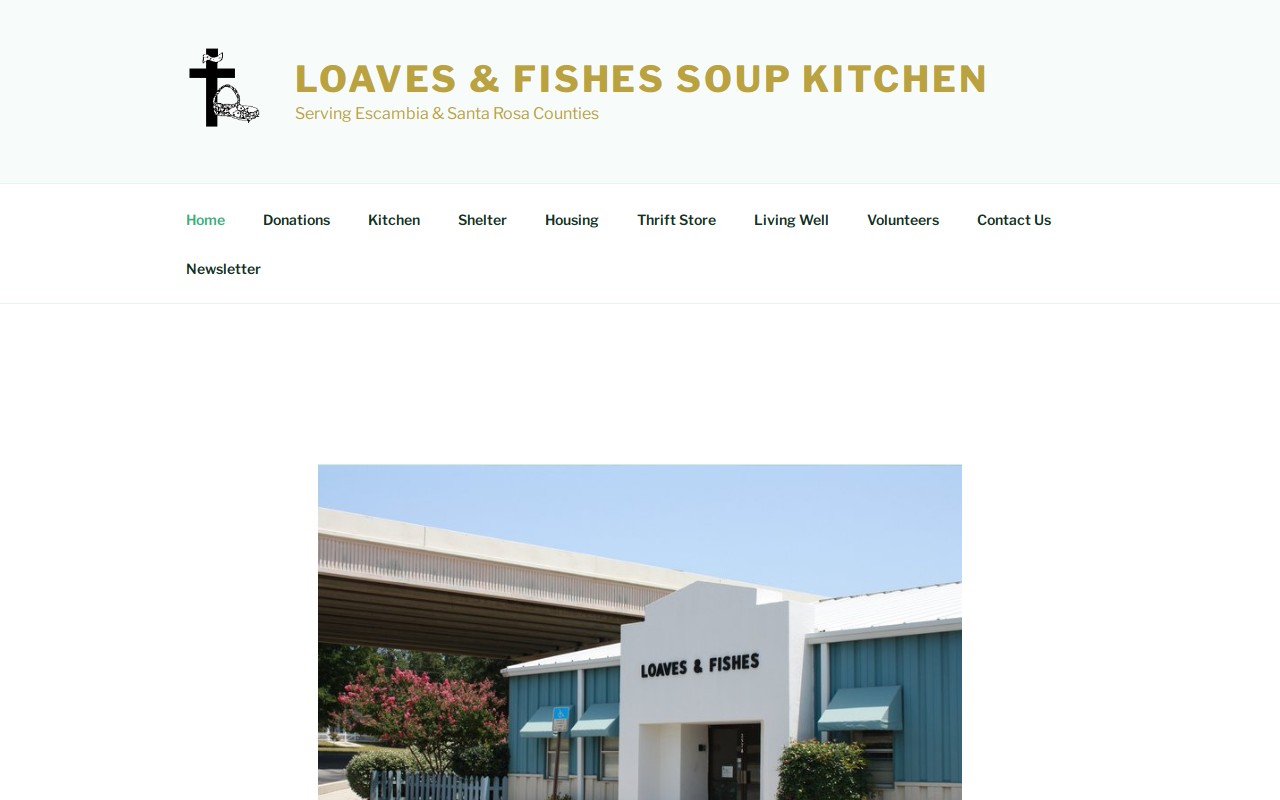 Shoals Dream Center Thrift Store website preview