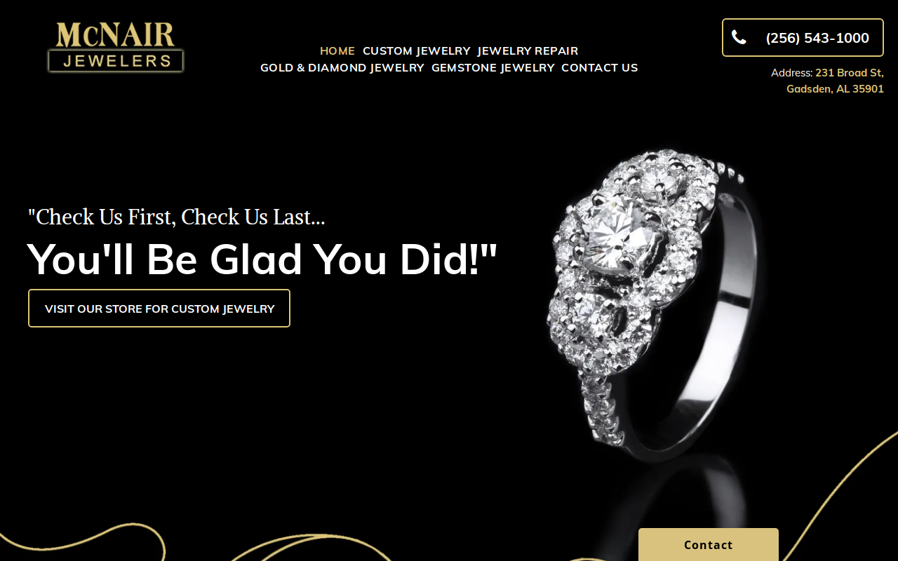 Mal's Jewelry and Loan website preview