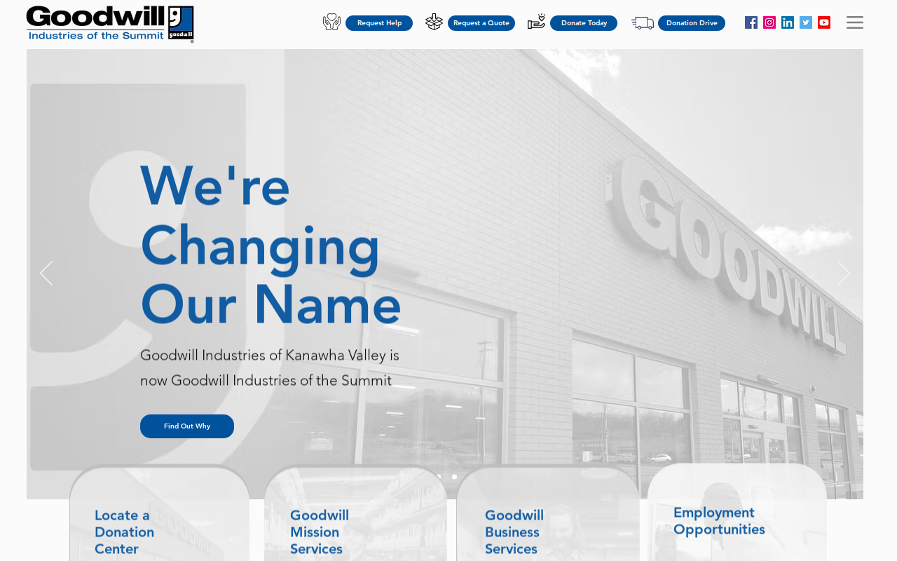 Goodwill website preview