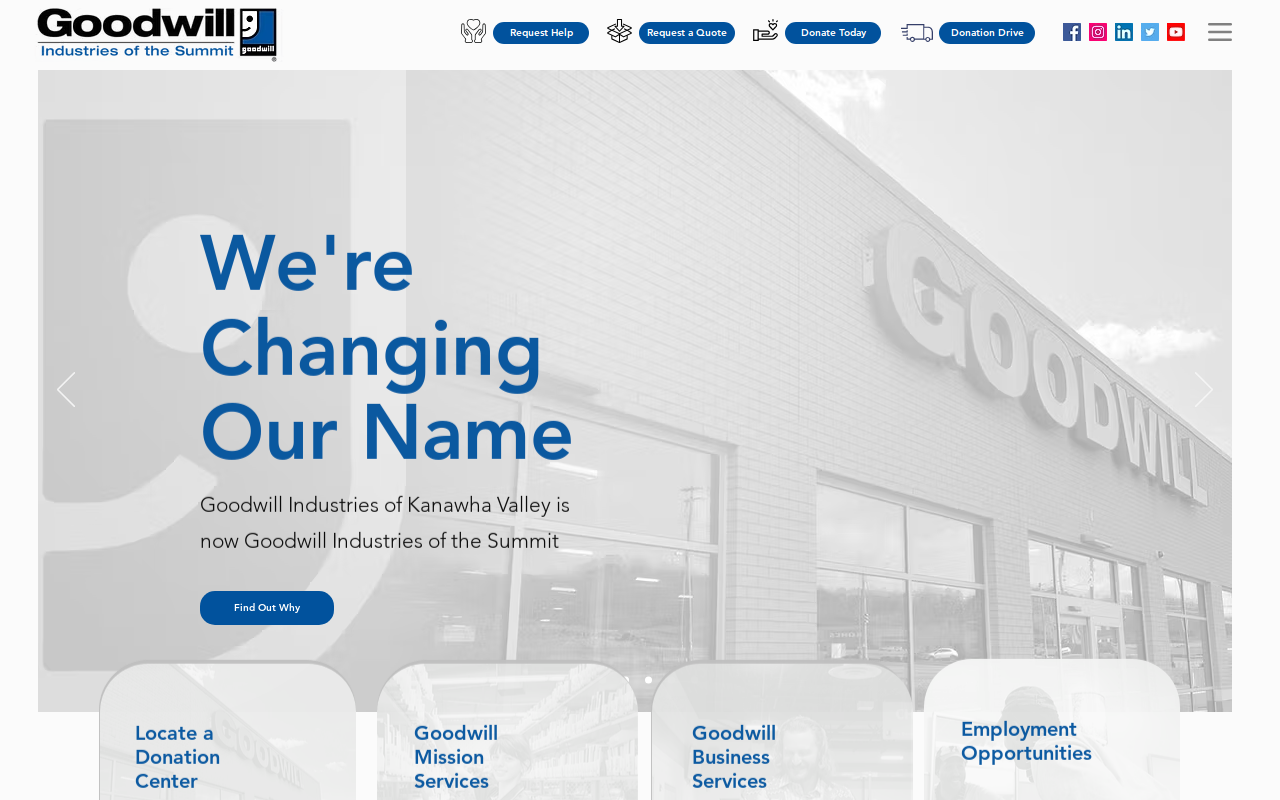 Goodwill website preview