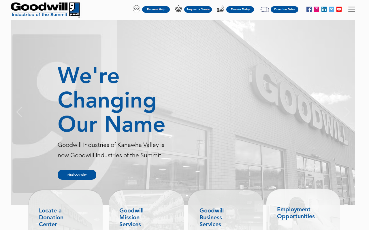 Goodwill website preview