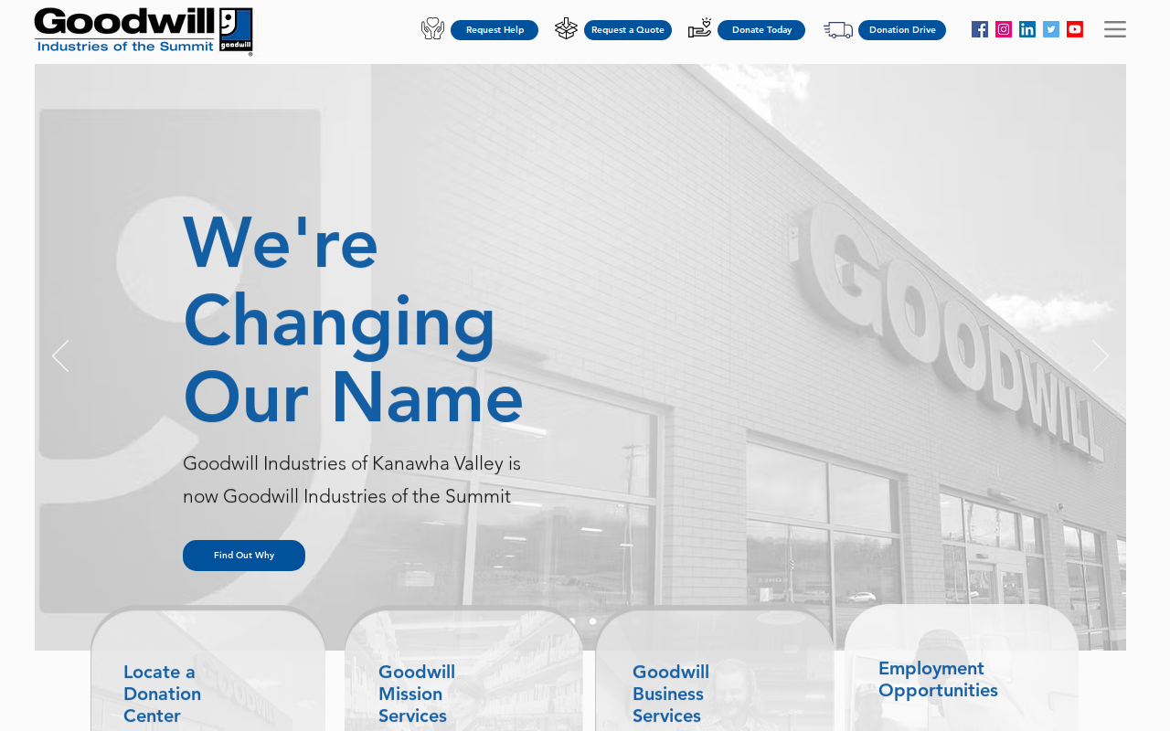 Goodwill website preview