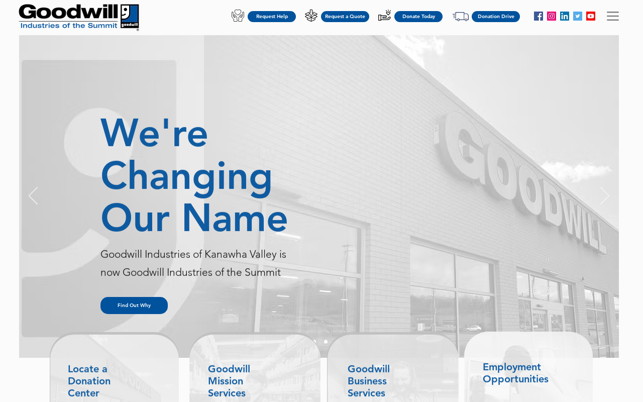Goodwill website preview