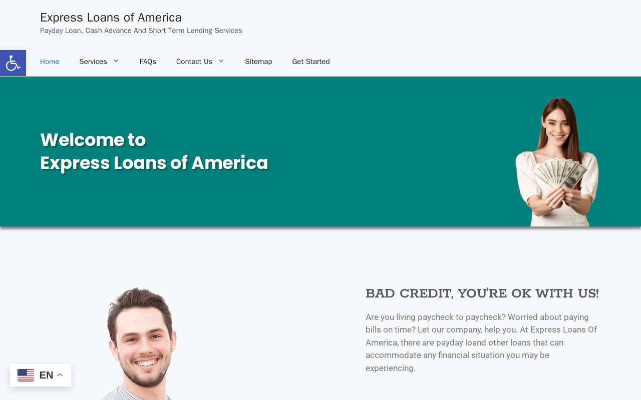 KV Jewelry and Loan website preview