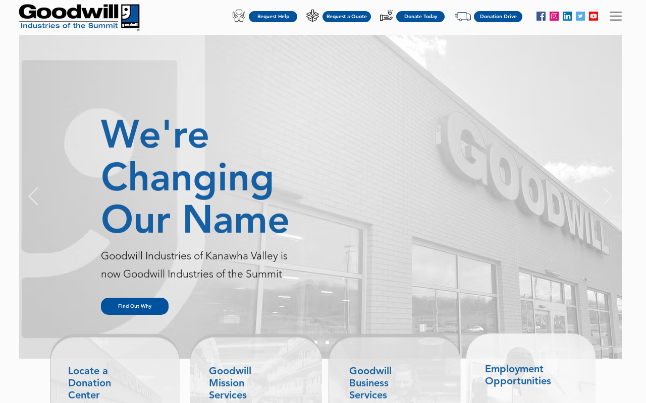 Goodwill website preview