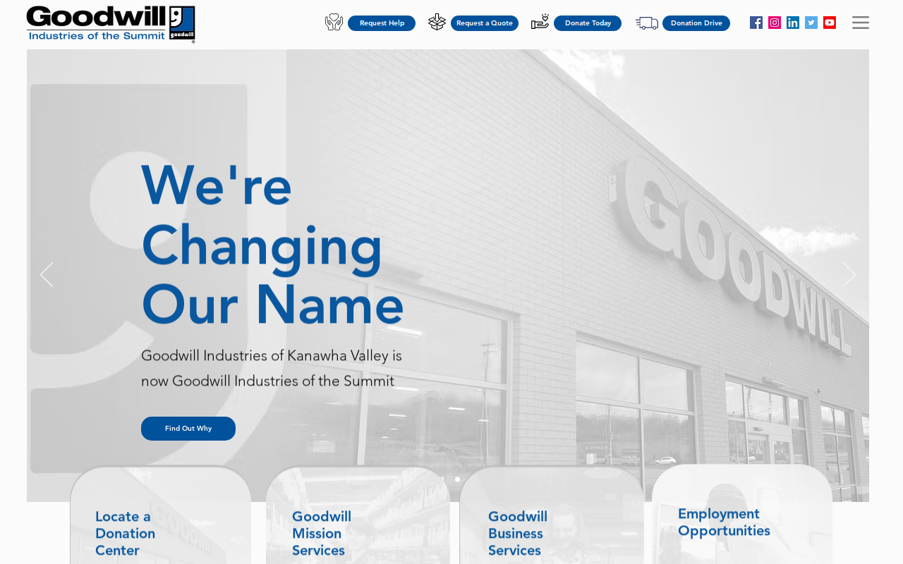 Goodwill website preview