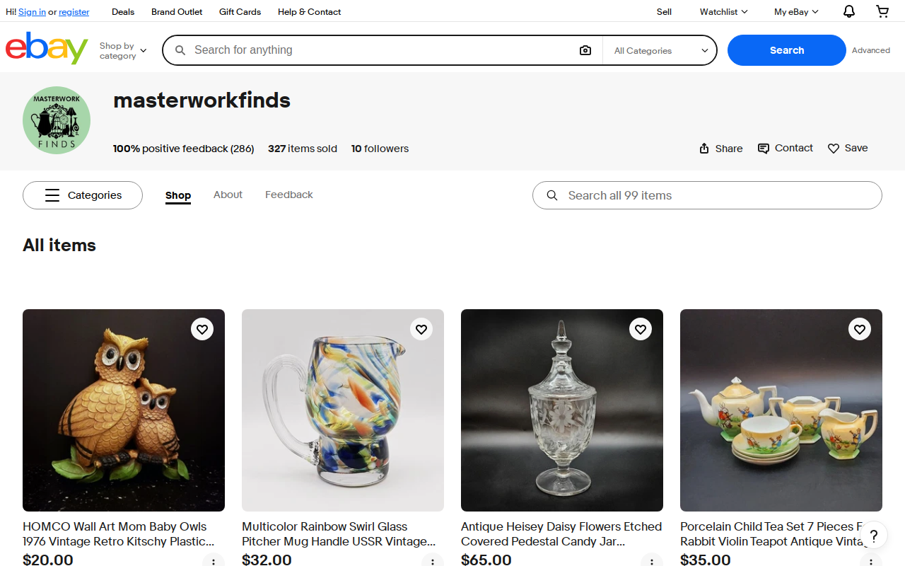 MasterworkFinds website preview