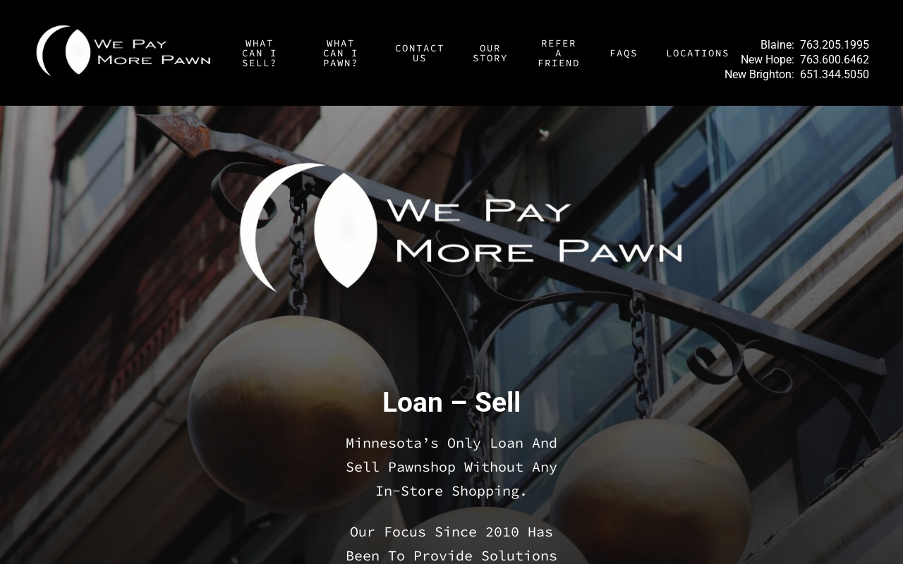We Pay More Pawn website preview