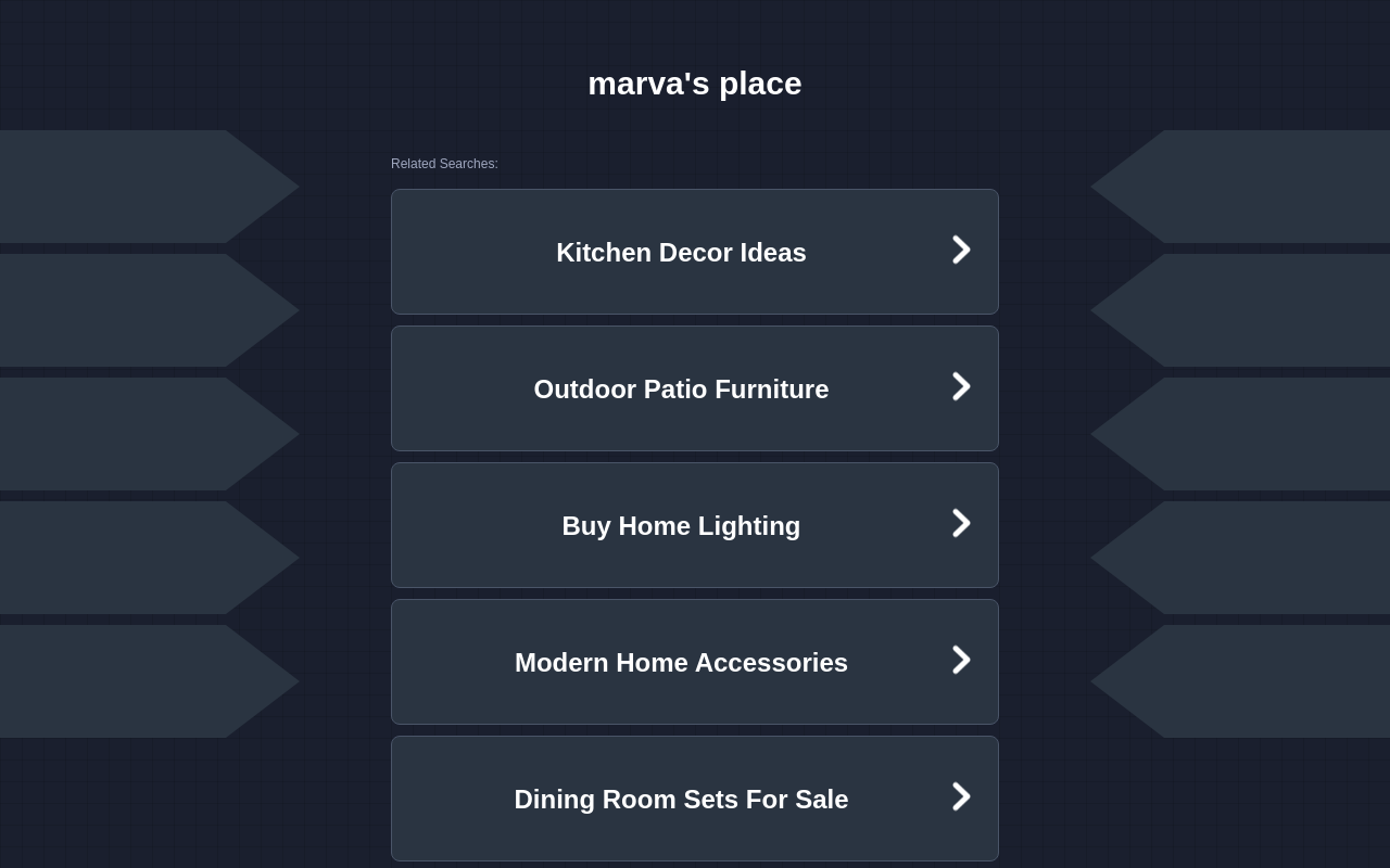 Marva's Place Furniture & Consignment website preview