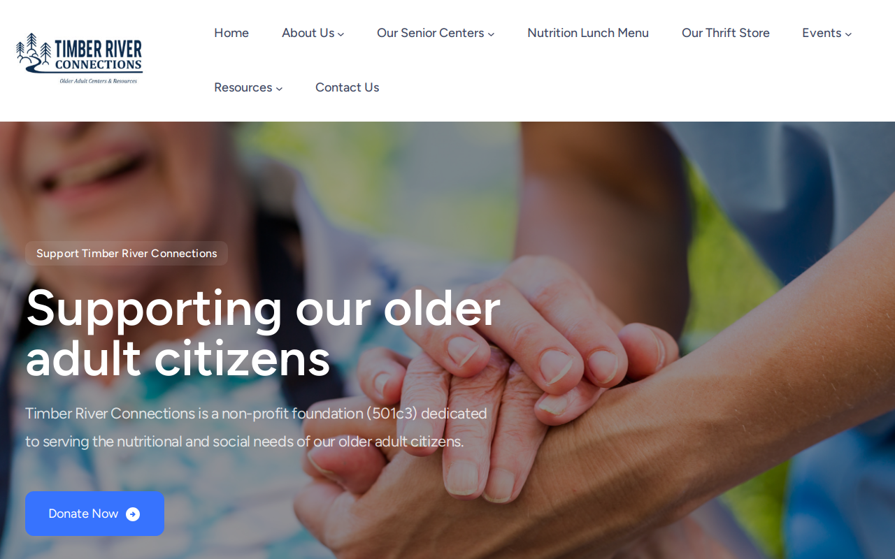 A Second Time Around Thrift Store website preview