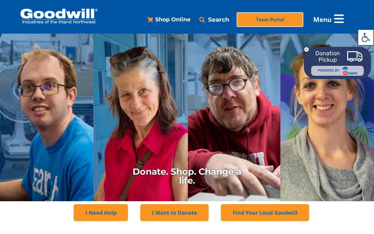 Goodwill website preview