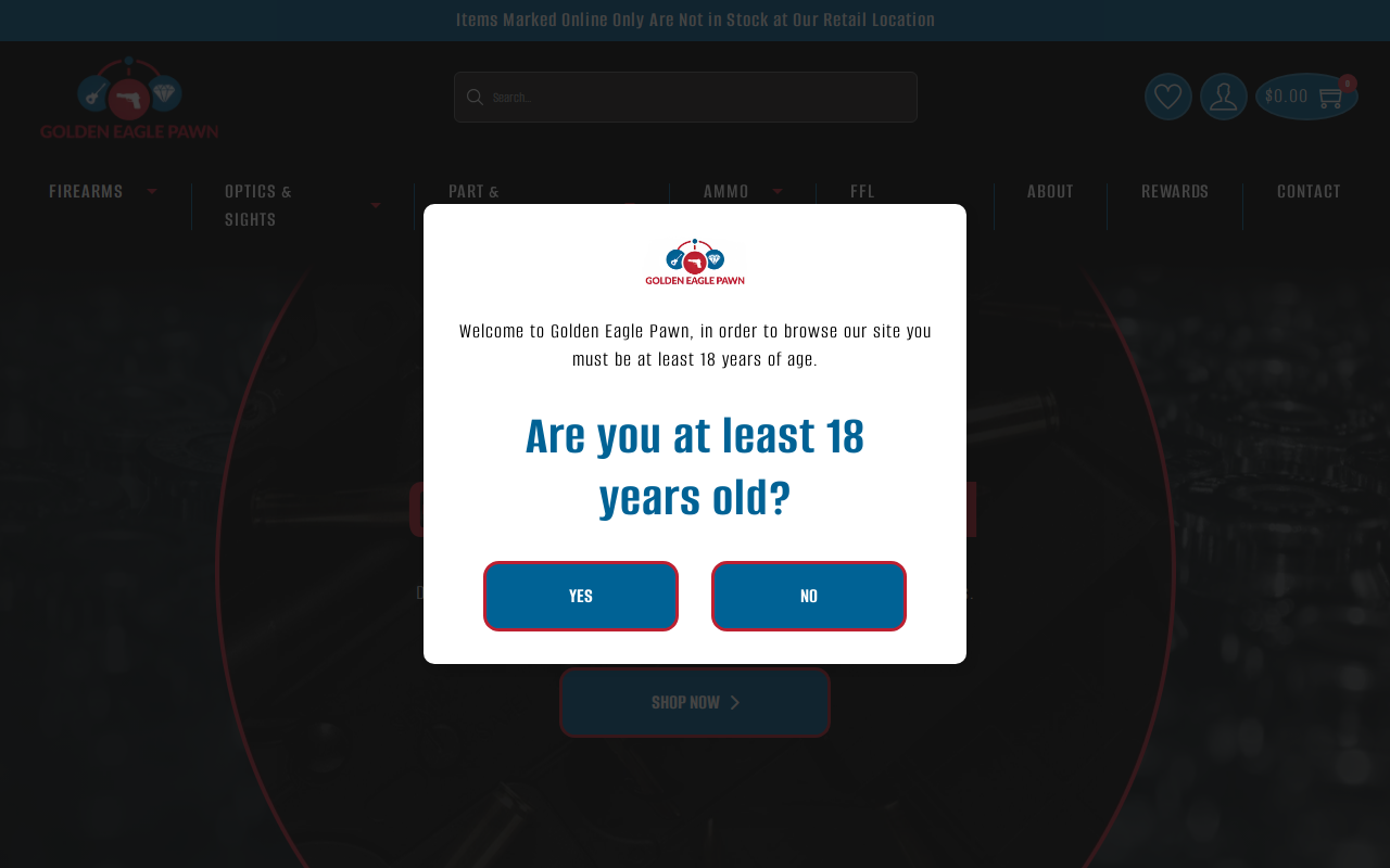 Golden Eagle Pawn website preview