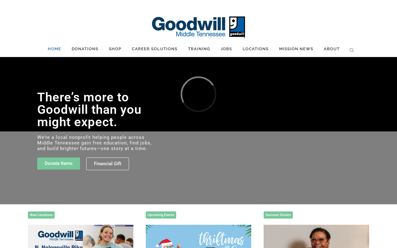 Goodwill website preview
